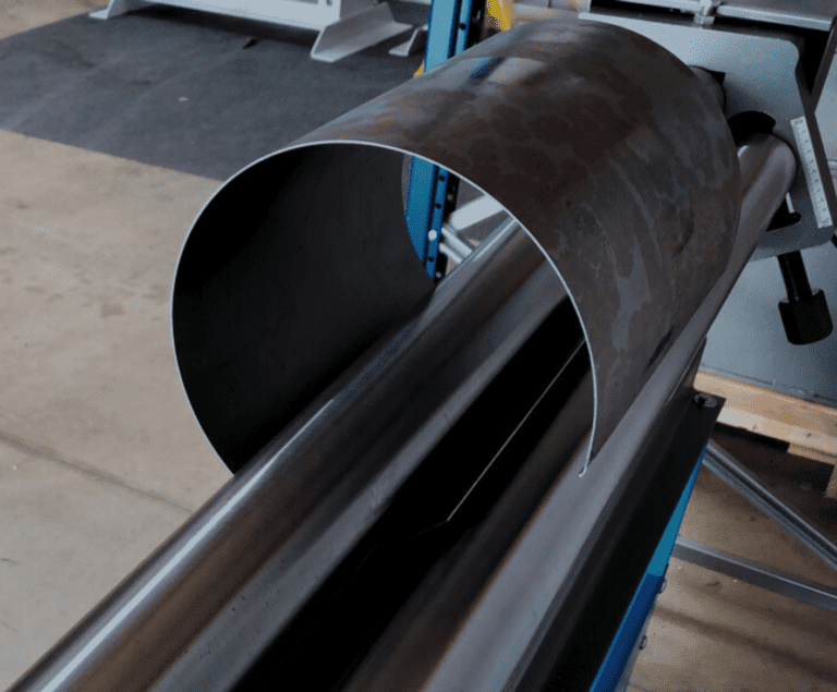 a rolled sheet metal with rolling machine