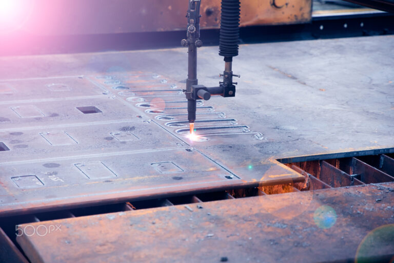 Laser cutting through hard material